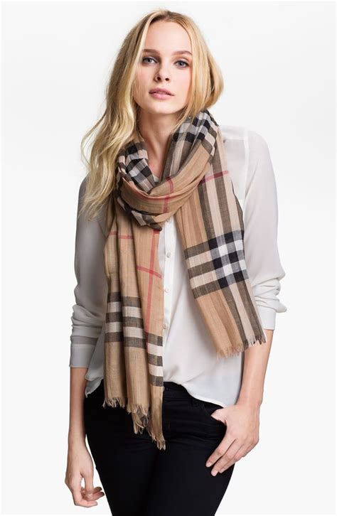 burberry women's check scarf|Burberry giant check print scarf.